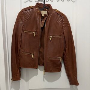 MICHAEL KORS -  Leather Jacket